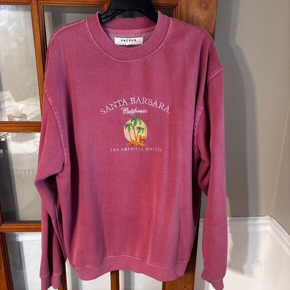 Pacsun Santa Barbara Vintage Crew Neck Sweatshirt SZ: XL - Picture 6 of 12